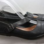 Clarks, valódi bőr, fekete, kényelmes, széles, igényes komfort cipő, balerina cipő 37 -női fotó