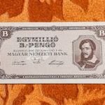 1946 -os hajtatlan egymillió / 1.000.000 B.-Pengő bankó Ritkább (L2603) fotó