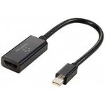 Renkforce Mini DisplayPort Átalakító kábel HDMI-A alj 0.16 m Fekete RF-5947252 aranyozott érintke... fotó