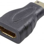 SpeaKa Professional SP-7869908 HDMI Átalakító [1x HDMI dugó, C mini - 1x HDMI alj] Fekete aranyoz... fotó