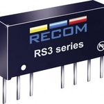 3 W-os DC/DC átalakító, be: 9 - 18 V/DC, ki: ?5 V/DC, ?300 mA, 3 W, Recom International RS3-1205D fotó