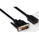 club3D DVI / HDMI Átalakító kábel DVI-D 24+1 pólusú Csatlakozódugó, HDMI-A alj 2.00 m Fekete CAC-... fotó