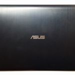 Asus K501L kijelző fedlap (fém / sötétkék) fotó