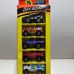 - Matchbox - Off Road 5 Pack szett - 5db terepjáró modell készlet 1994 - ÚJ dobozos ritkaság 1ft fotó