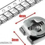 SMD trimmer Potenciométer mikro Potméter 1k ohm fotó