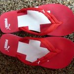 EREDETI PUMA textil pántos gumi talpú flip-flop férfi strandpapucs 42-42, 5-es fotó