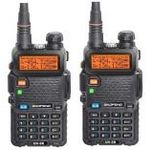 2 db Baofeng UV-5R Kézi Adóvevő Walkie Talkie fotó