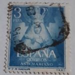 1954 Marian év 3 Pta - Spanyol peseta fotó