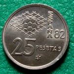 25 PESETA 1980 SPANYOL FÉMPÉNZ fotó