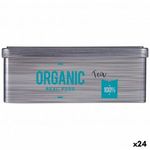 Teafilter tartó Organic Tea Szürke Bádog (11 x 7, 1 x 18 cm) (24 egység) fotó