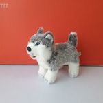 Eredeti LEOSCO HUSKY kutya plüss 25 cm-es kutyus kabala figura !! EXTRA !! ÉLETHŰ !! fotó