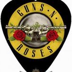 GUNS N ROSES - CIRCLE LOGO. pengető nyaklánc fotó