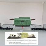 A517 H0 1: 87 Liliput – Bachmann 209 00 forgózsámolyos vasútmodell Trafo Union tehervagon fotó