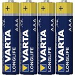 Varta Longlife Batterie Egyszer használatos elem AAA Lúgos (4103110414) fotó