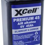 XCell Premium 45 Speciális elem 4R25 (lámpaelem) Rugós érintkező Cink-levegő 6 V 45000 mAh 1 db fotó