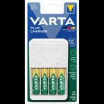 Varta Plug akku töltő + AA 2100 mAh 4db akkuval (57657101451) (varta57657101451) fotó