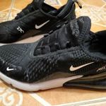 Nike Air Max 270 45os fekete ferfi edzocipo kivalo alllapotban elado fotó