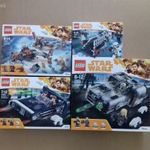 a SOLO című filmből 4 db bontatlan Star Wars LEGO : 75207 + 75209 + 75210 + 75215 egyben fotó