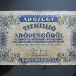 Tízmillió Adópengő 1946 fotó