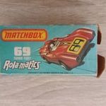 Matchbox Turbo Fury üres doboz fotó