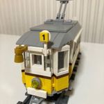 Lego city creator egyedi nosztalgia villamos, vonat, vasút MOC fotó