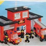 Lego 6382 Fire Station - Tűzoltóság. Klasszikus Town (City) legó készlet, leírással 1981-ből! fotó