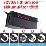 72V - 84.2V 3A 20S lítium akkutöltő A-B-C-D-E csatlakozós kerékpár moped töltő fotó