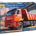 Zvezda Kamaz 65115 dump truck 1: 35 makett teherautó (3650) fotó