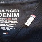 Eredeti Tmmy Hilfiger férfi fekete színű hosszú ujjú pamut felső, L-es fotó