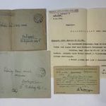 Régi Adományozói papír 1942 "Vitézi jelvény kitüntetés" igazolvány értesítő 1Ft NMÁ fotó