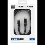 Bigben HDMI Flat kábel fekete (PS4) (2801989) (2801989) fotó