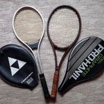 100 % Graphite Pro-Hanil és Fischer Match Maker retró teniszütő fotó