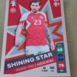 Pierre-Emile Hojbjerg dán Shining Star focis kártya topps Match Attax 2024 UEFA fotó