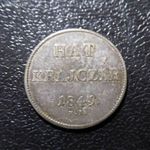 1848-49 SZABADSÁGHARC / EZÜST 6 KRAJCÁR / 1849 N-B fotó