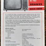 Orion AT 961 Uranus televízió kezelési utasítás fotó