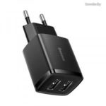 Baseus 2xUSB-A 10, 5W Quick Charger Black CCXJ010201 fotó