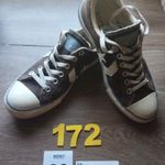 (172.) Converse alacsony szárú, 39-es barna velúr tornacipő. Használt! fotó