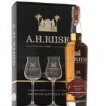 A.H. Riise XO Ambre d Or Rum 0, 7L 42% dd. + 2 pohár fotó