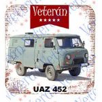 Veterán autós poháralátét - UAZ 452 fotó