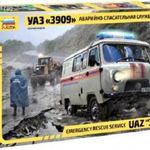 Zvezda UAZ 3909 Emergency 1: 43 makett harcjármű (43002) fotó