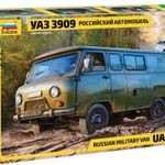 Zvezda 3644 Russian Military Van UAZ 3909 fotó