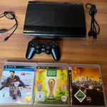 PS3 Super Slim 500GB konzol játékokkal fotó