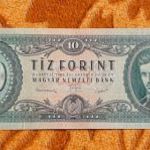 1949 -es ropogós 10 Forint Rákosi Címeres bankó !!!! RITKÁBB !!!! (L2672) fotó