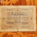 1848 -as Kossuth 1 forint Szabadságharcos bankó Ritka !!!! (L2660) fotó