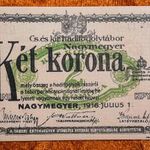 1916 -os ropogós Nagymegyer 2 korona "Hadifogoly-tábor pénz" MS változat (L2703) fotó