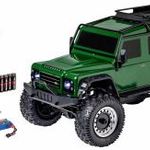 Carson RC Sport Land Rover Defender Zöld Brushless 1: 8 RC modellautó Elektro Terepjáró 4WD RtR 2, ... fotó