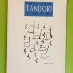 TANDORI A vízre írt név - Kiállítás katalógus - Liget Galéria 1996 fotó