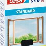 tesa Insect Stop STANDARD Öntapadó szúnyogháló - antracitszürke, 100 cm x 100 cm fotó