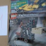 (LE71) ÚJ BONTATLAN LEGO TECHNIC MUNKAGÉP, TARGONCA FIGURA fotó