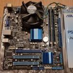 ASUS P5G41T-M/USB3 LGA775 mATX + Intel Core2 Quad Q8300 CPU + 8GB DDR3 memória fotó